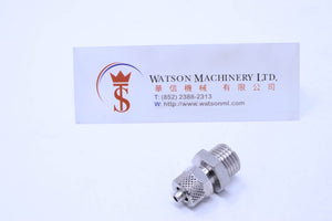 API C120618 Rapid Fittings (Nickel Plated Brass) (Made in Italy) - Watson Machinery Hydraulics Pneumatics