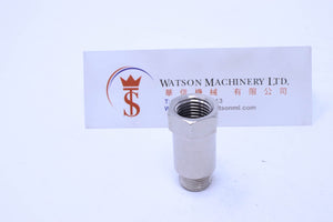 HB191414 14mm to 14mm Union Straight Brass Push-In Fitting Straight Connector