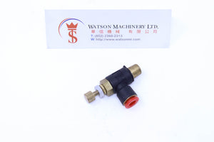 (CTF-4-01) Watson Pneumatic Fitting Flow Control 4mm to 1/8" (Made in Taiwan)