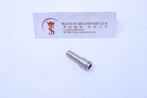 HB240608 6mm to 8mm Nickel Plated Brass Reducing Stem