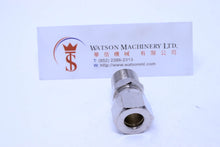 Load image into Gallery viewer, API O111038 Compression Fitting BSPT Stud 3/8&quot; to 10mm (Nickel Plated Brass) (Made in Italy) - Watson Machinery Hydraulics Pneumatics