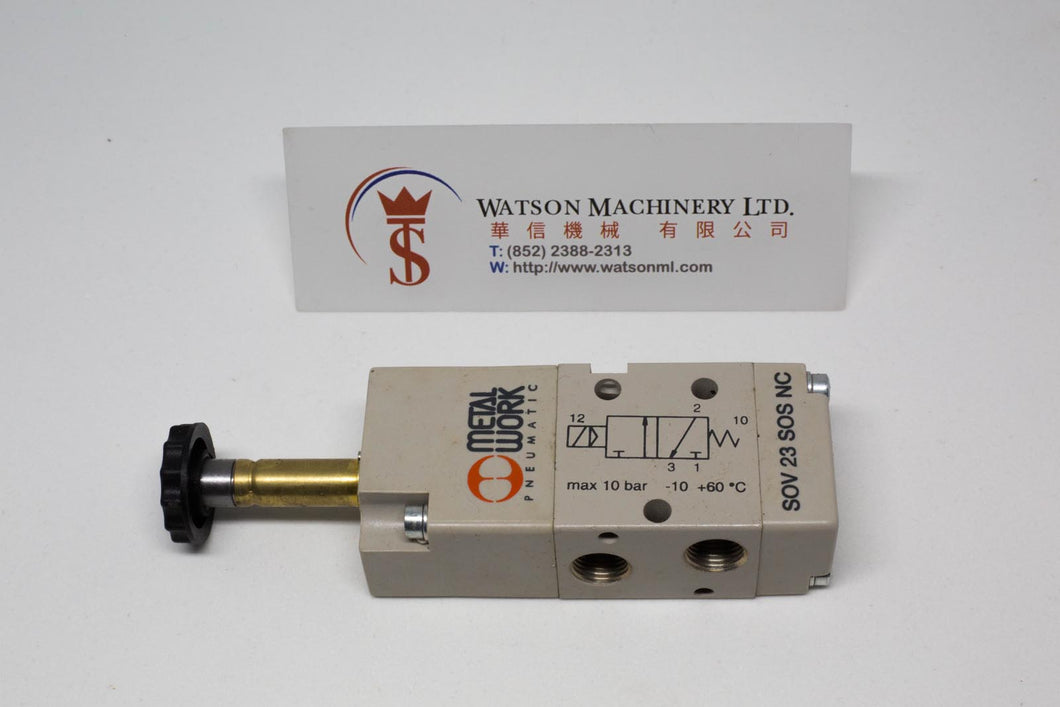 Metal Work SOV 23 SOS NC Solenoid Valve (7010020200) 1/8