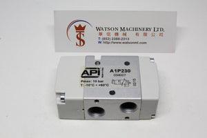 API A1P230 Pneumatic Valve 1/4" 3/2 Normally Closed (Pneumatically Operated) - Watson Machinery Hydraulics Pneumatics