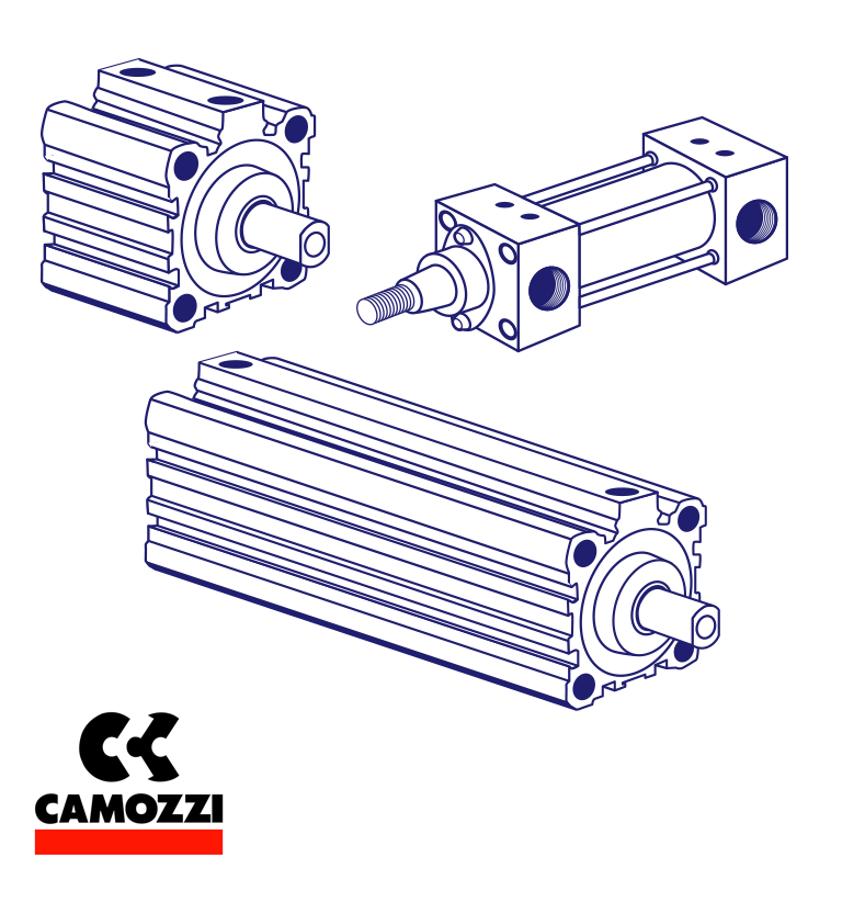 Camozzi R 41 32 Mod R, Rear Trunnion Ball Joint Mount, ISO & VDMA to suit 24, 32, 60 & 61 Series Cylinder