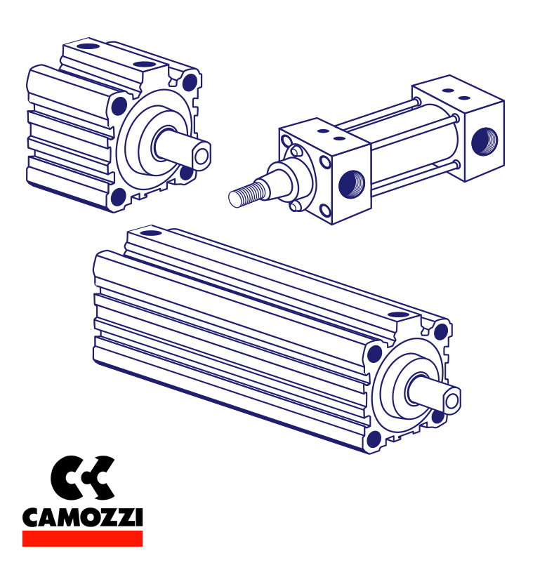 Camozzi B 31 25 Mod B, Foot Mounting (Pair), ISO & VDMA to suit 24, 32, 60 & 61 Series Cylinder