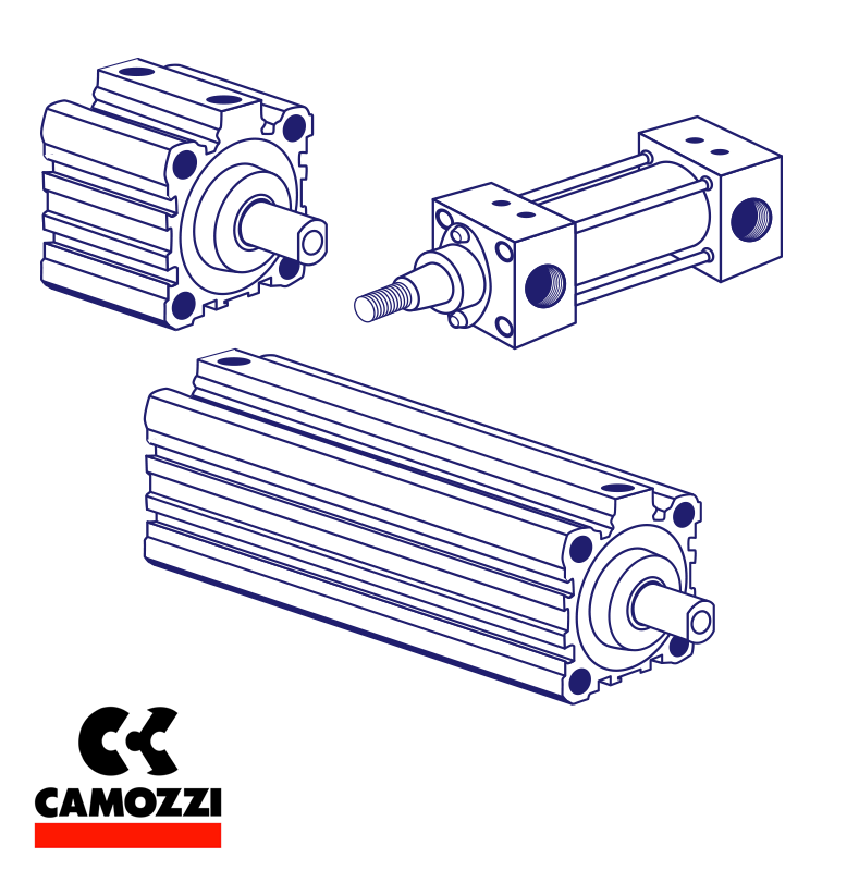 Camozzi U 80/100 Mod U, Piston Rod Lock Nut, ISO & VDMA Mounting to suit 24, 32, 60 & 61 Series Cylinder