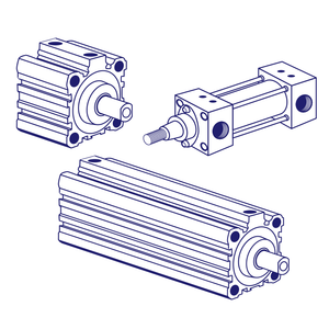 Mindman CDB-MCQV-32 Pneumatic Cylinder