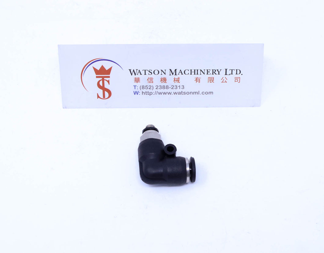 (CTL-6-M5) Watson Pneumatic Fitting Elbow Push-In Fitting 6mm to M5 Thread (Made in Taiwan)
