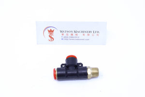 (CTD-8-02) Watson Pneumatic Fitting Run 8mm to 1/4" Thread BSP (Made in Taiwan)