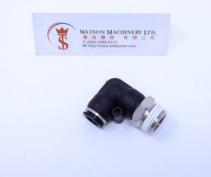(CTL-10-04) Watson Pneumatic Fitting Elbow Push-In Fitting 10mm to 1/2" Thread BSP (Made in Taiwan)