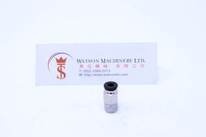 (CTC-4-01) Watson Pneumatic Fitting Straight Connector Push-In Fitting 4mm to 1/8" Thread BSP (Made in Taiwan)