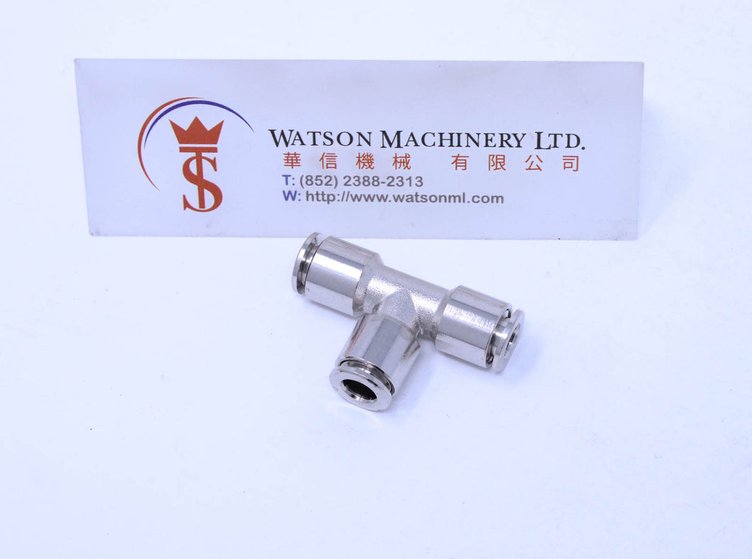API R230006 (R230606) Push-in Fitting (Nickel Plated Brass) (Made in Italy) - Watson Machinery Hydraulics Pneumatics