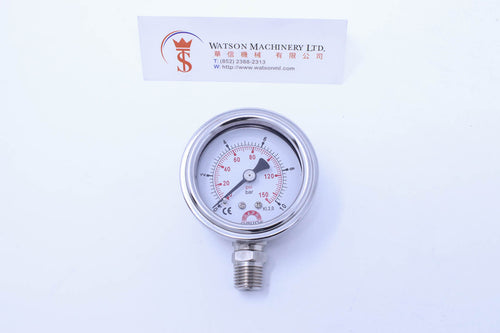 Watson Stainless Steel 10K Bottom Connection Pressure Gauge