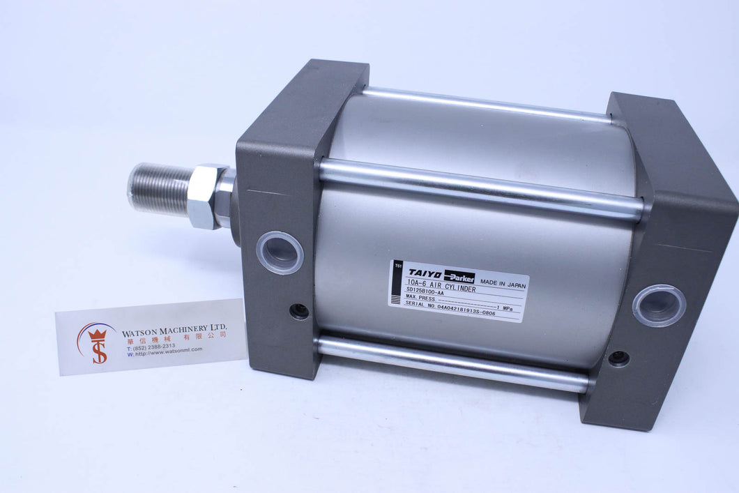 Parker Taiyo 10A-6 SD125B100 Heavy Duty Pneumatic Cylinder