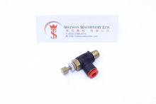 Load image into Gallery viewer, (CTF-4-01) Watson Pneumatic Fitting Flow Control 4mm to 1/8&quot; (Made in Taiwan)