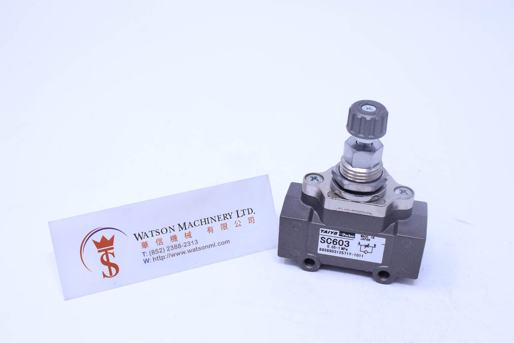 Parker Taiyo SC603 Speed Controller 3/8