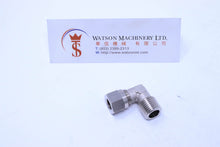 Load image into Gallery viewer, API O160814 Compression Fitting BSPT Elbow 1/4&quot; to 8mm (Nickel Plated Brass) (Made in Italy) - Watson Machinery Hydraulics Pneumatics