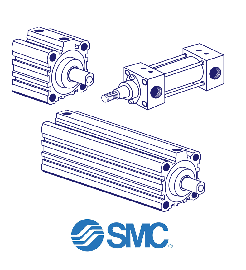 SMC CQ2B20-10S-X203 Pneumatic Cylinder