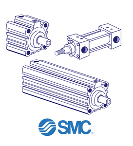 SMC CP95SB100-1000-XB6 Pneumatic Cylinder
