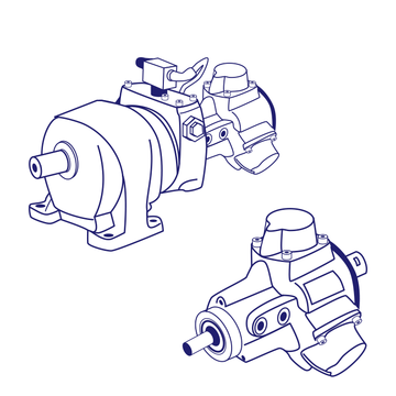 Parker Taiyo TAM4-010L Radial Piston Air Motor