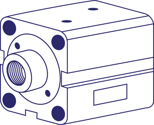 Jufan CX-HC SD 20N10 Compact Hydraulic Cylinder (Made in Taiwan)